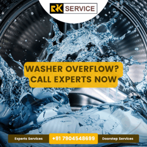 Washer Overflow, call the experts RK Service